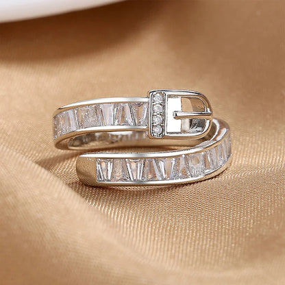 Diamond Belt Ring
