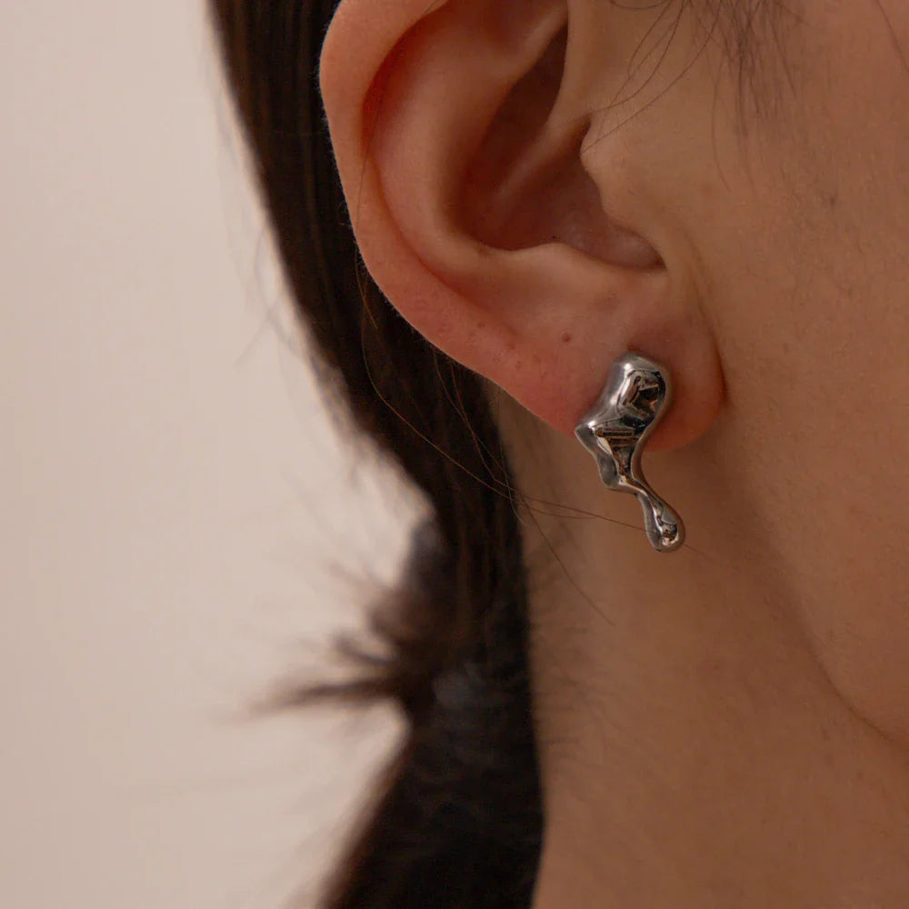 Dainty Melt Earrings