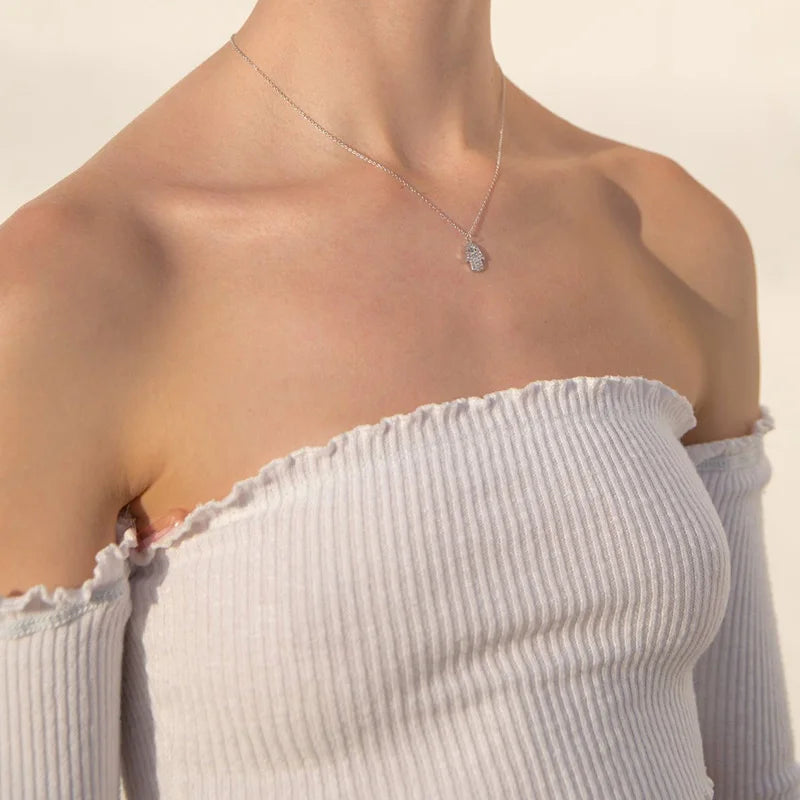 Hamsa Shine Necklace