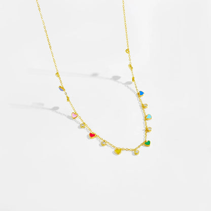 ANDYWEN 925 Sterling Silver Gold Bohemia Black Ename Charm Choker Necklace 2022 Winter Women Fashion Classic Fine Jewelry Enamel