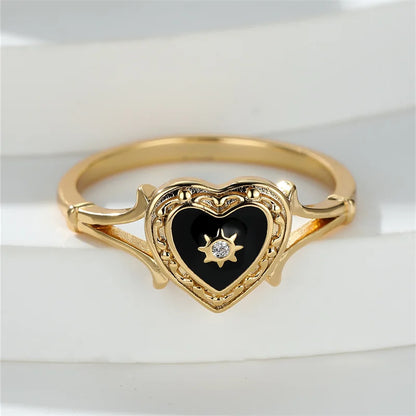 Antique Inspired Heart Ring