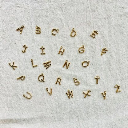 Personalized Summer Sea Shell Letter Initial Necklace