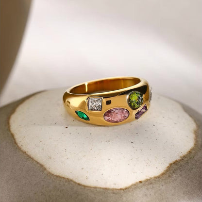 Chunky Gem Mine Ring