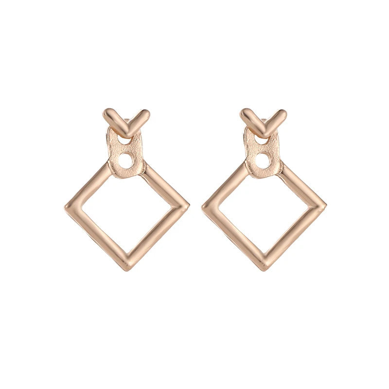 Geometric Overlap Earrings
