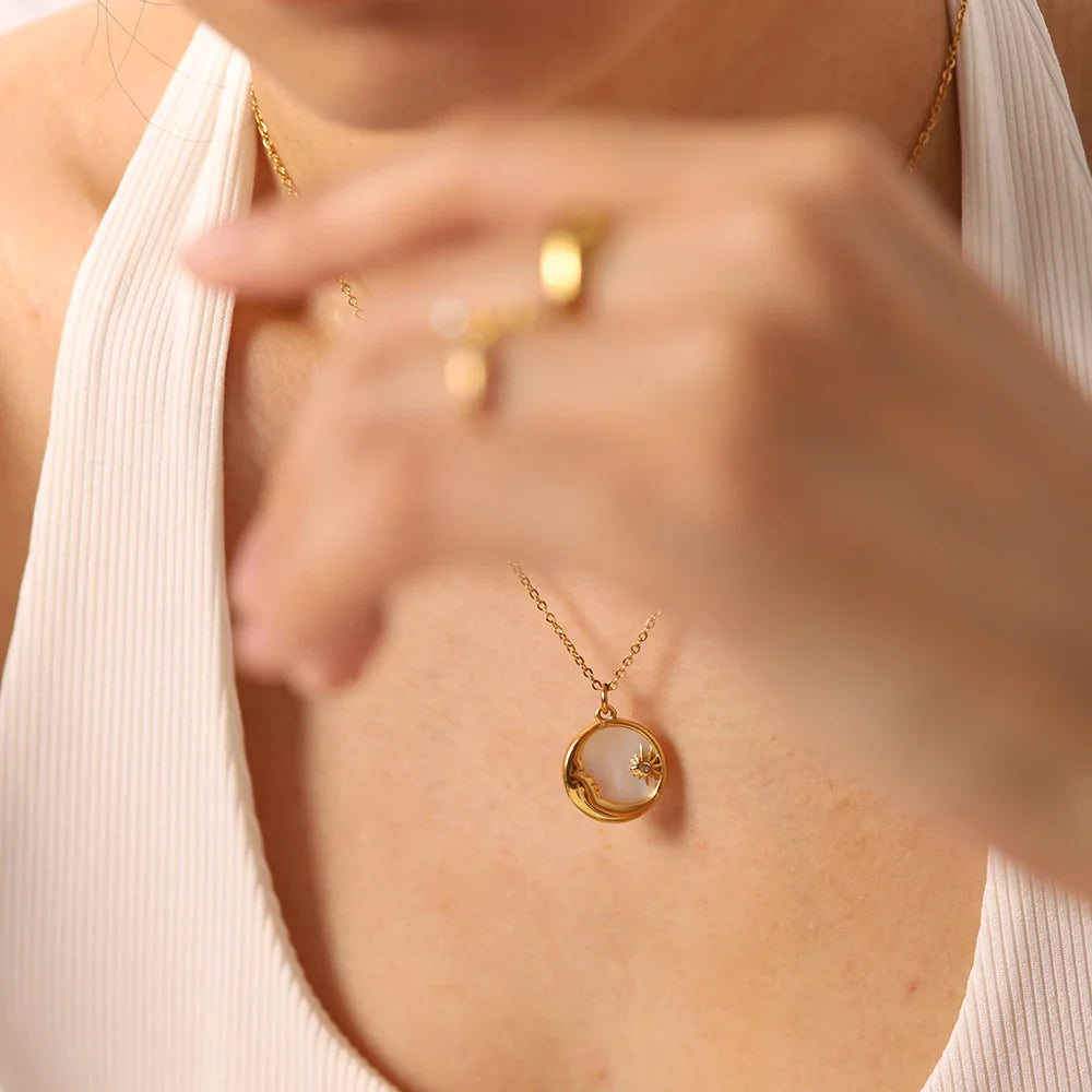 Dainty Shell Astrological Necklaces