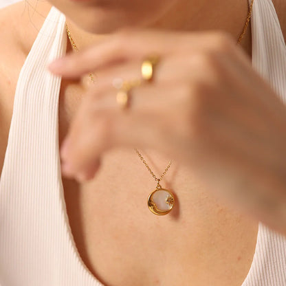 Dainty Shell Astrological Necklaces