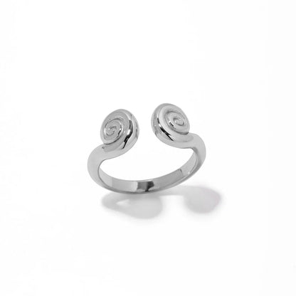 Adjustable Open Spiral Ring