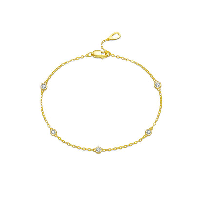 Leuchtendes Zirkonarmband