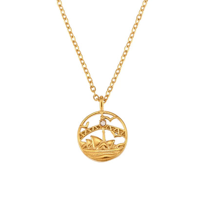 18k Landmark Adventures Travelers Necklace