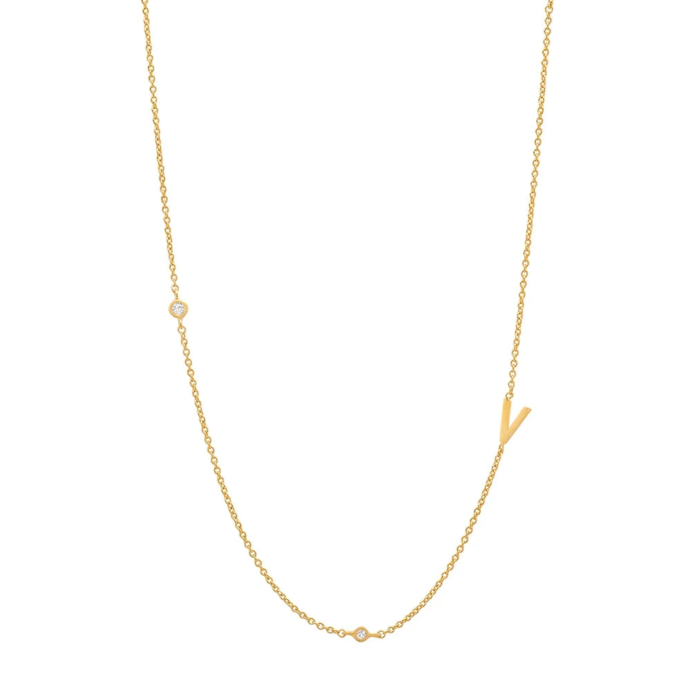 Savia Initial Necklace
