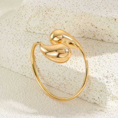 Bold Water Drop Bangle Bracelet
