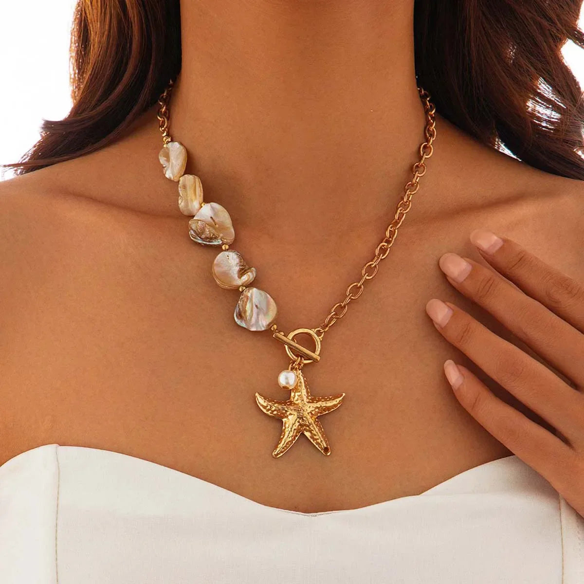 Bold Beach Sea Shell Bracelet and Necklaces