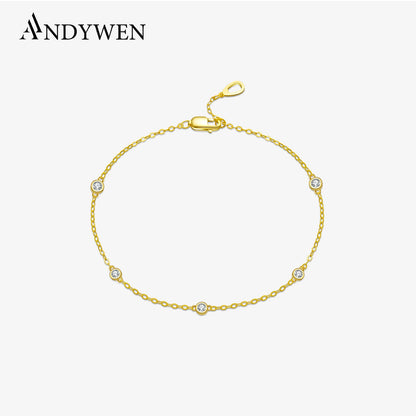 Leuchtendes Zirkonarmband