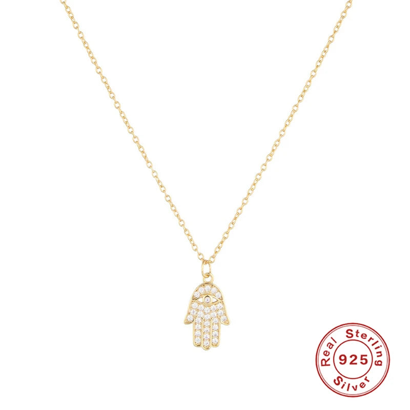 Hamsa Shine Necklace