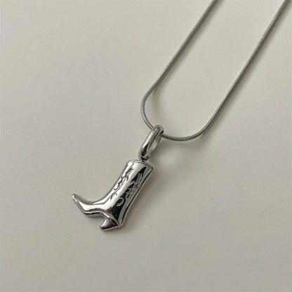 Dainty Country Boot Necklace