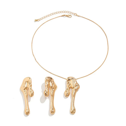 Melting Drops Necklace and Earring Set