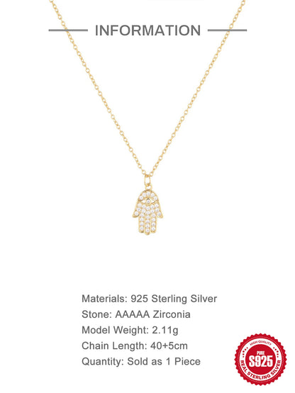 Hamsa Shine Necklace