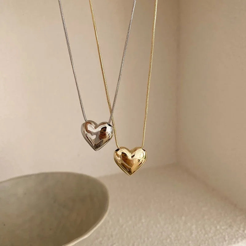 Love Heart Chain Necklace