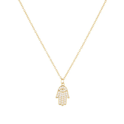 Hamsa Shine Necklace