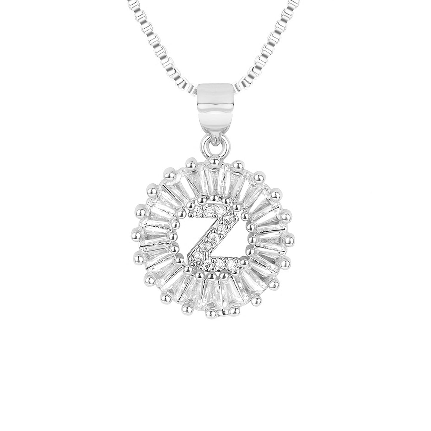 Circle Initial Necklace