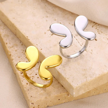 Adjustable Bubble Butterfly Wings Ring
