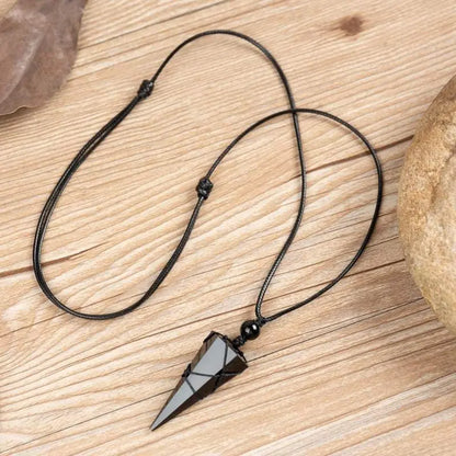 Energetic Protection Obsidian Stone Necklace