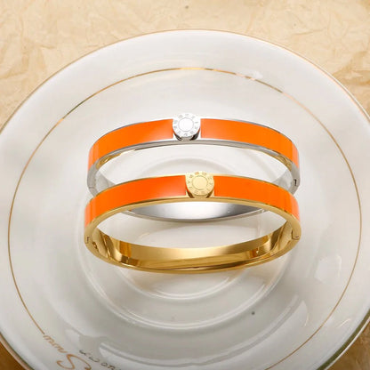 Classy Roman Numeral Bangle Bracelet and Rings