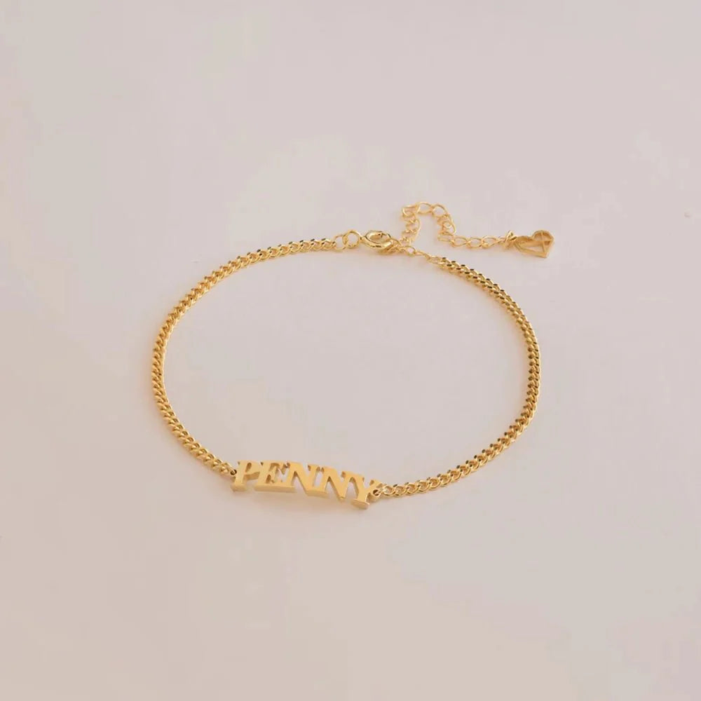 Customized Name Chain Bracelet
