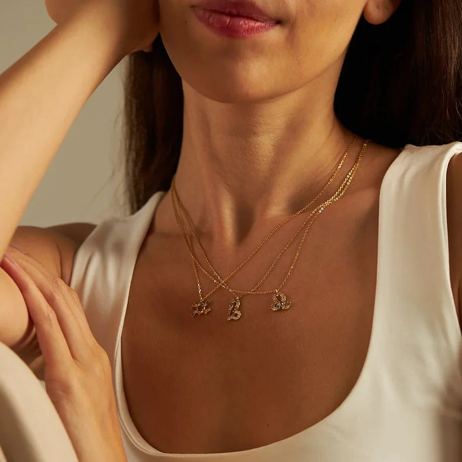 Hemelse regenboog dierenriem ketting