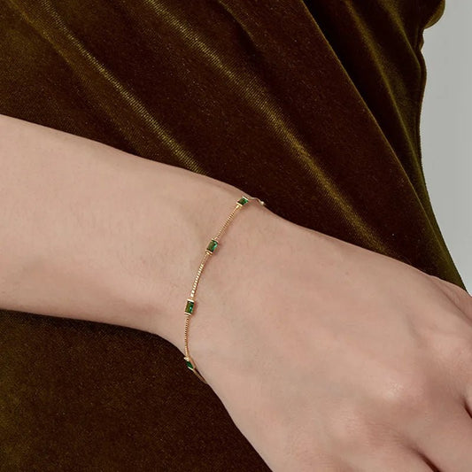 Dainty Aurora Chain Bracelets
