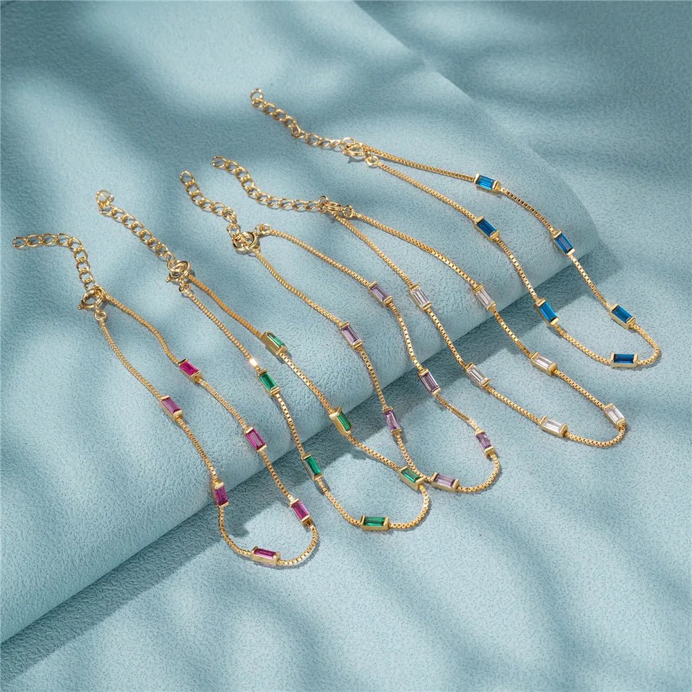 Dainty Aurora Chain Bracelets