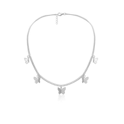 Dainty Butterfly Choker Necklace