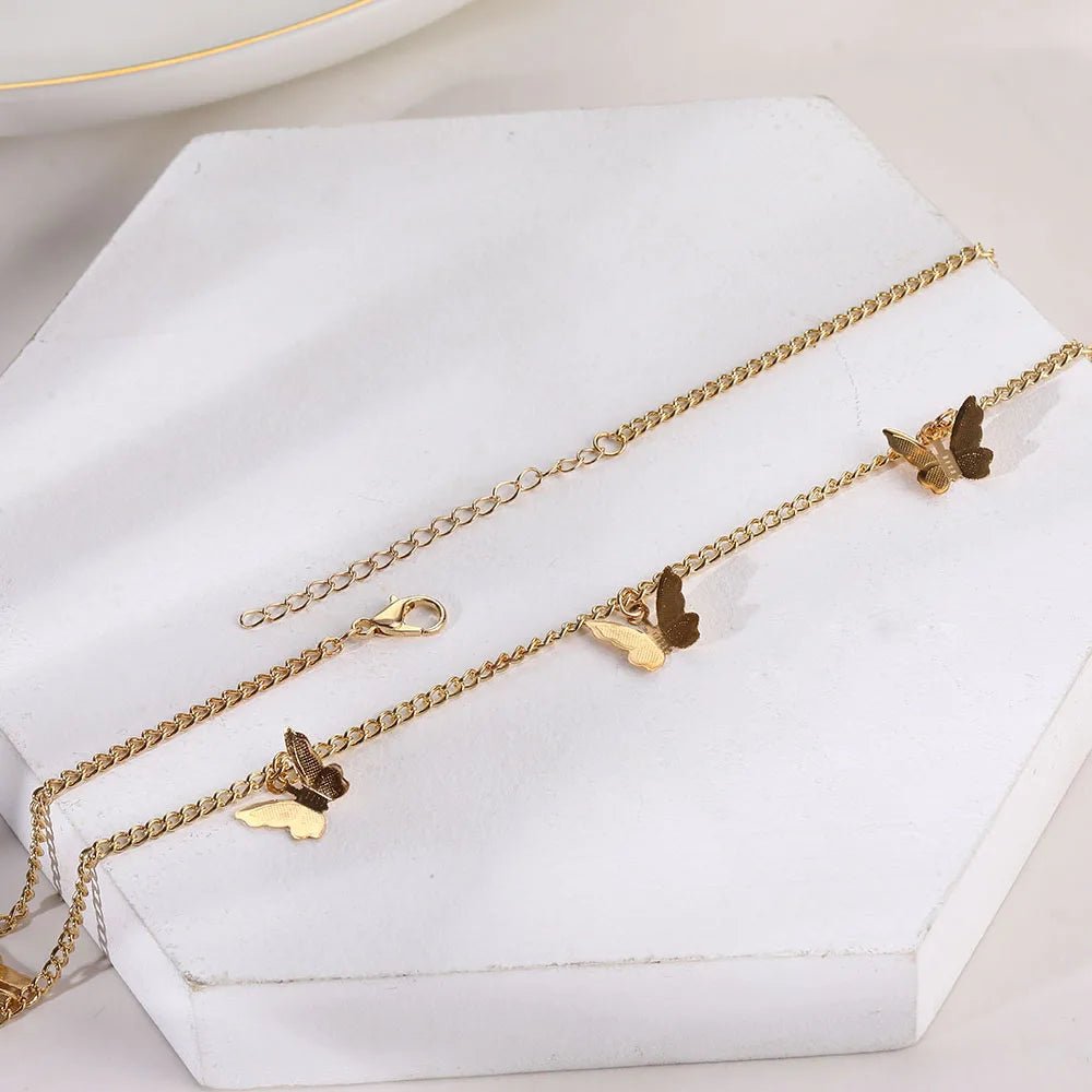 Dainty Butterfly Choker Necklace