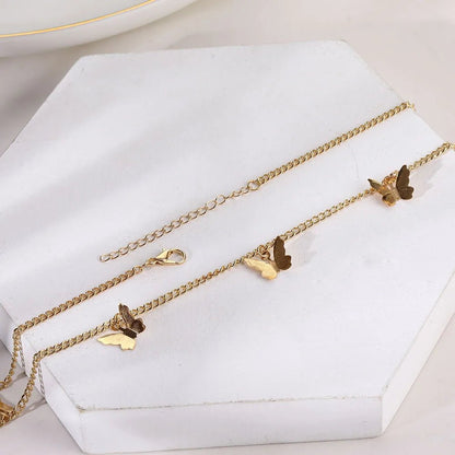 Dainty Butterfly Choker Necklace