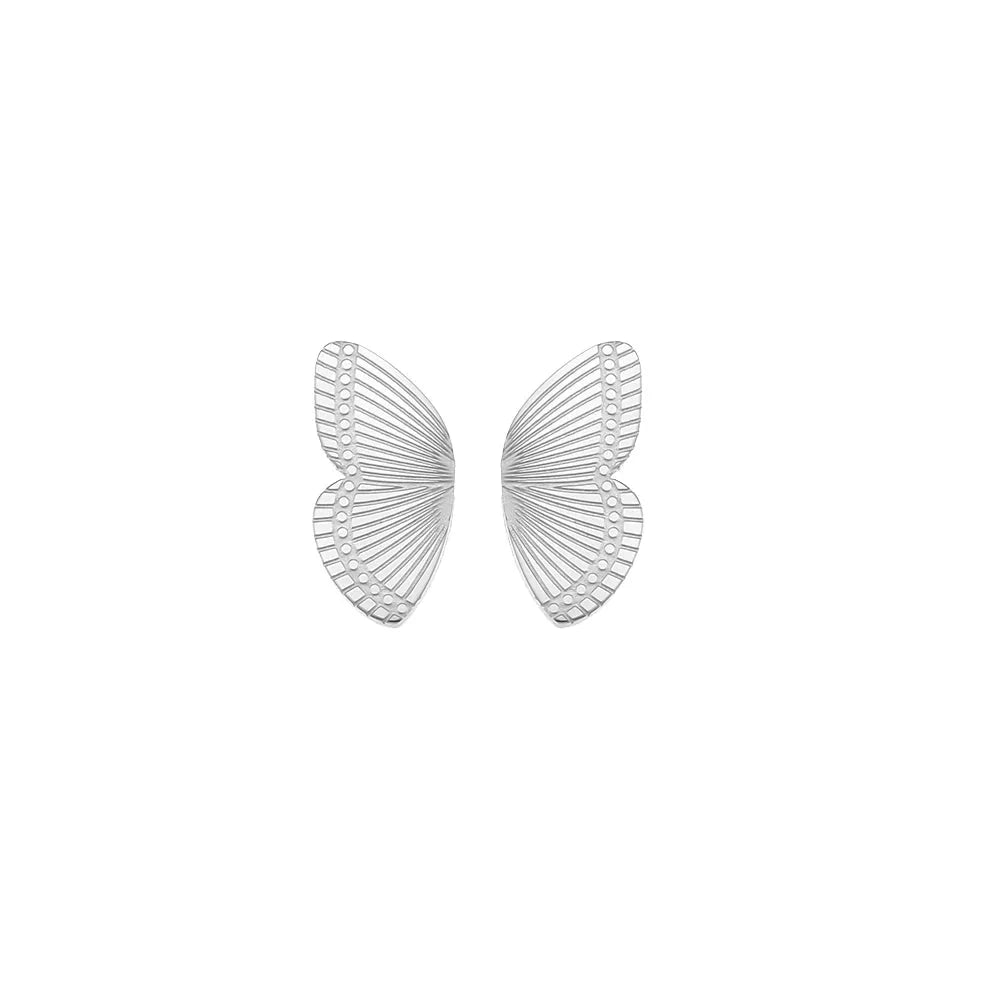 Dainty Butterfly Wings Stud Earrings