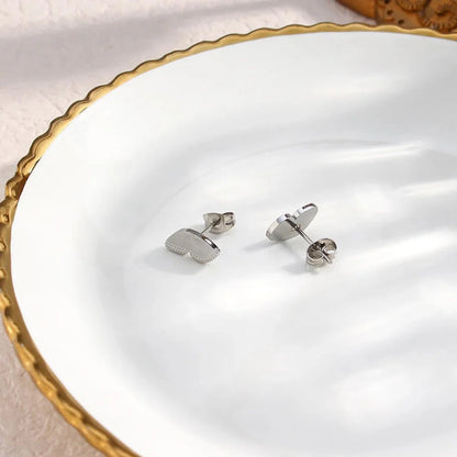 Dainty Butterfly Wings Stud Earrings