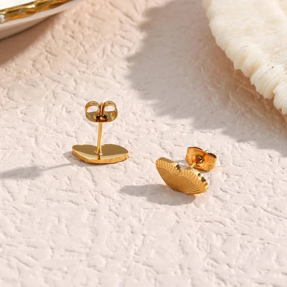 Dainty Butterfly Wings Stud Earrings