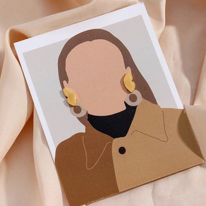 Dainty Butterfly Wings Stud Earrings