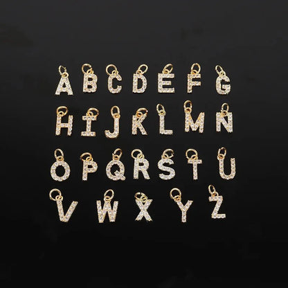 Dainty Chain Diamond Initial Bracelet