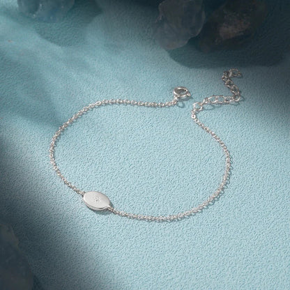 Dainty Chain North Star Bracelet