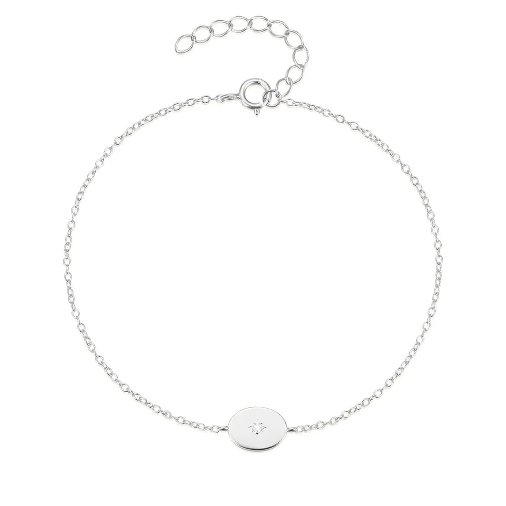 Dainty Chain North Star Bracelet