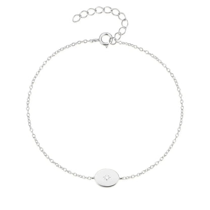 Dainty Chain North Star Bracelet