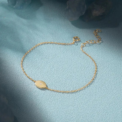 Dainty Chain North Star Bracelet