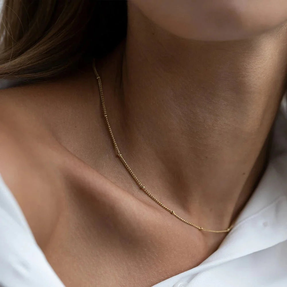Dainty Classic Satellite Chain Necklace
