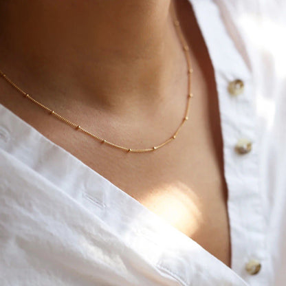 Dainty Classic Satellite Chain Necklace