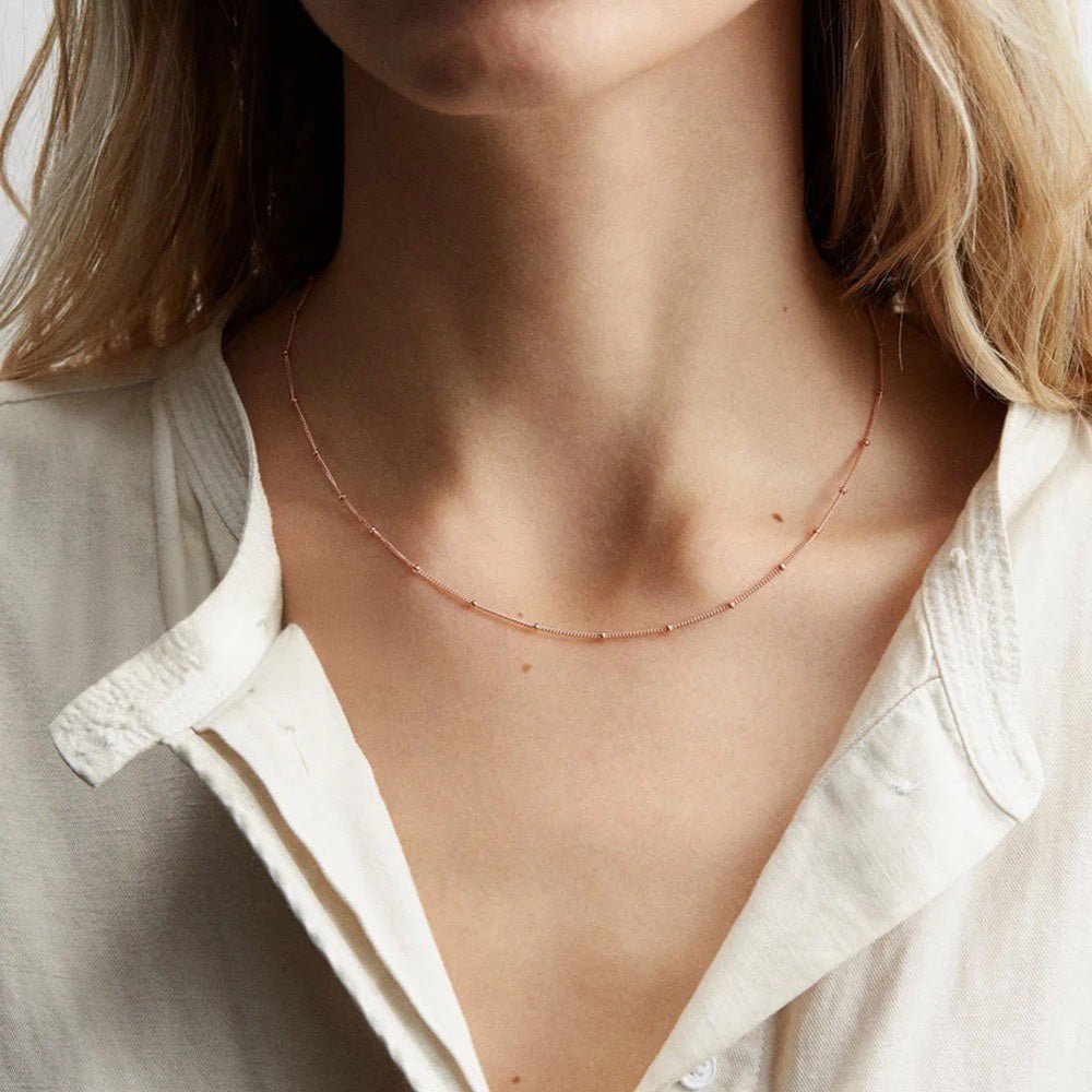 Dainty Classic Satellite Chain Necklace