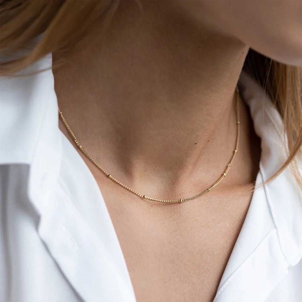 Dainty Classic Satellite Chain Necklace