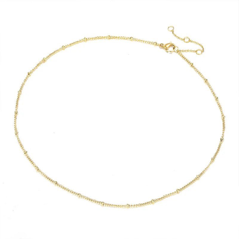 Dainty Classic Satellite Chain Necklace
