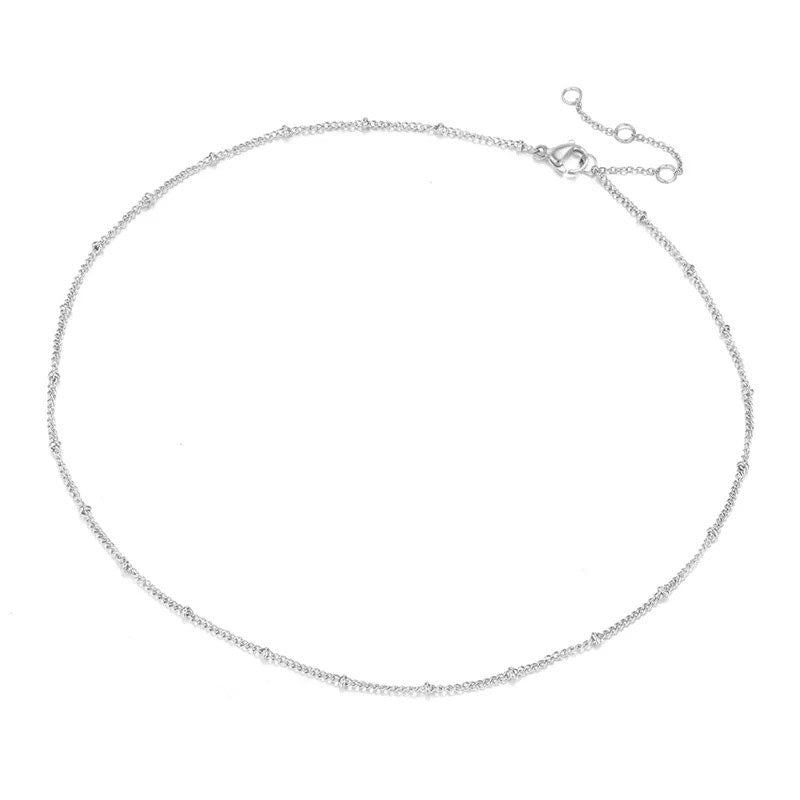 Dainty Classic Satellite Chain Necklace