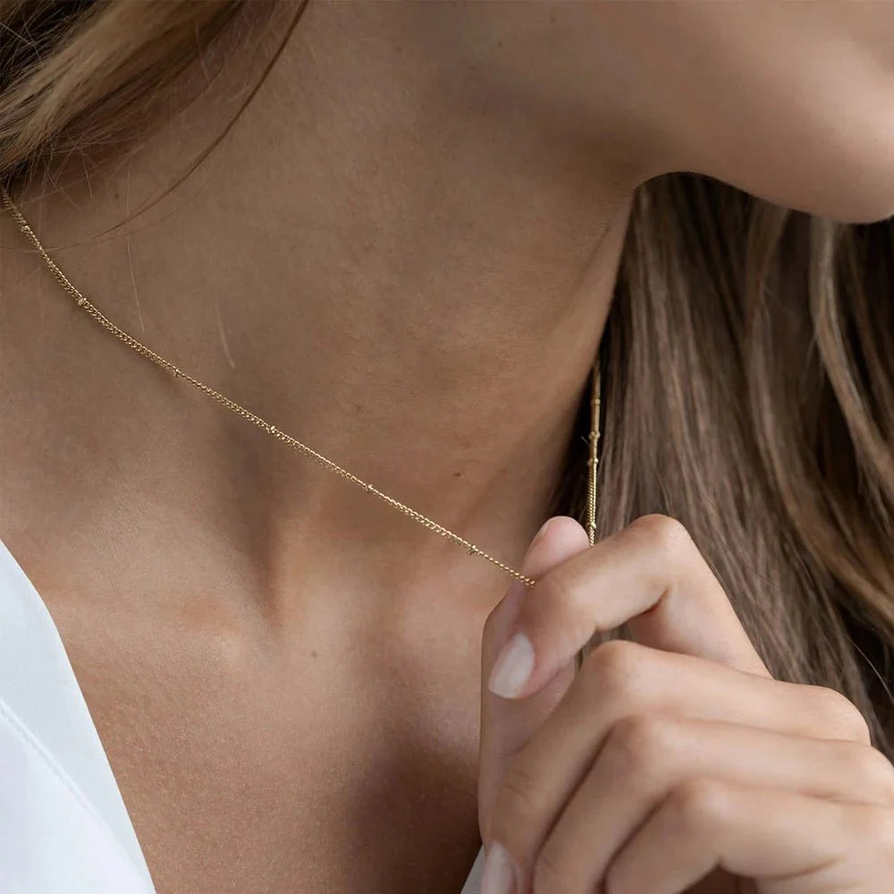 Dainty Classic Satellite Chain Necklace